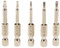1/4 'tige hexagonale 50 mm embout de tournevis à tête triangulaire Kit d'embouts de tournevis à tête de sécurité 1.8,2.0,2.3,2,7,3,0mm Outils de réparation de tournevis ensemble de 5 Durable et mode
