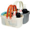 SOUJOY 2 Pack Shower Caddy Basket, Portable Plastic Basket with Handles, Shower Caddy Storage Organizer for Shampoo, Conditioner, Lotion, Bathroom, College Dorm and Kitchen
