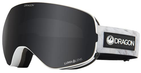 Dragon Unisex Snowgoggles X2S with Bonus Lens - Winterhare with Lumalens Dark Smoke + Lumalens Rose