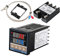 Digital Temperaturregler Kit REX-C100 LED PID-Temperaturregle Thermostat mit K-Typ Thermoelement Sensoreingangsrelais SSR-Ausgang (0-400 ℃)