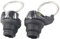 U-K Ensemble de manette de vitesse de vélo 3x6 18 vitesses Kit de commutateur de poignée de vitesse de torsion de vélo de remplacement 2 pièces Professional and Attractive