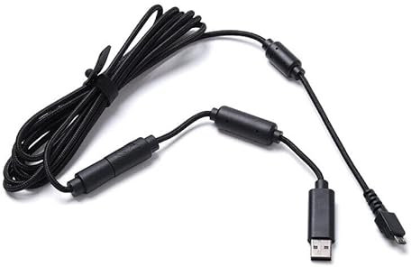 PEGLY Câble USB compatible avec Razer Wolverine Ultimate et Razer RAIJU Manette de jeu ergonomique PS4 (câble Raiju PS4)
