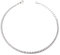Dünnes Tennis Armband aus 925 Sterling Silber Rhodiniert Weißgold mit Weißer Zirkonia Argento