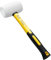 CCLIFE Martello di gomma bianco 910g Martello in gomma a doppia faccia certificato TÜV e GS, ideale per pavimenti e piastrelle