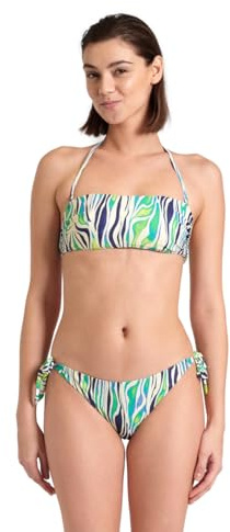 ARENA Damen Water Print Bandeau Bikini