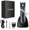BarberBoss Body Groomer for Men – Groin, Pubic & Ball Hair Trimmer | Waterproof Body Shaver & Men's Pube, Balls Trimmer (QR-2075)