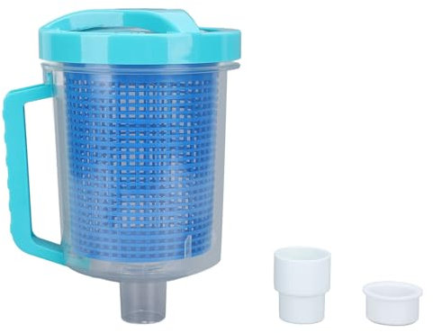 Fockety Inline-Pool-Laubbehälter, Inline-Pool-Laubfänger mit Netzkorb, Laubfang für Hayward W560, für Pentair R211084, Passend für Manuelle und Automatische Poolreiniger mit Saugfunktion