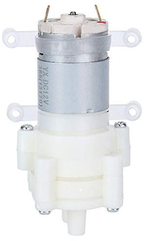Ouitble Mini pompe à eau, 6-12V 365 DC Aquarium Pompe à eau à membrane auto-amorçante Pompe à membrane de transfert d'eau douce Pompe à faible bruit pour aquarium