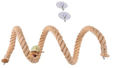 Einsiedler Krabbenseilleiter, Einsiedlerkrebskrabenkrankriebskletterseil, Zubehör für Einsiedlerkrebsbehälter, Terrarium Zubehör für Reptilientank, Kletterwand für Einsiedlerkrebse, j