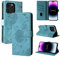 Rostsant Handyhülle für iPhone 14 Pro Max 6.7 Zoll Löwenzahn PU Leder iPhone 14 Pro Max 6.7 Flip Case Brieftasche Tasche Hülle Magnetisch Handyhülle für iPhone 14 Pro Max 6.7 Zoll Blau