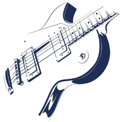 Tattwo.me – Temporäre Tattoos für Erwachsene und Kinder, hält 2 Wochen, wasserfest – Linkshändergitarre – Pflanzliche Tinte – EU-Kosmetik-Zertifikat – (M0261)