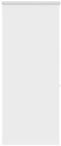 Homgoday Duschrollo mit Kassette Duschvorhang Badrollo Duschrollo für Badewanne Duschrollo für Dusche und kleine Bäder 110x240 cm Stoffbreite 106 cm Weiß