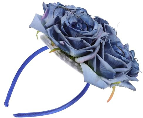 Ipetboom Haarband Mit Kunstrose Elegantes Kopfschmuck-accessoire Für Cosplay Und Partys Vielseitiges Design Für Damen Komfortabel Und Stilvoll Für Festliche Anlässe