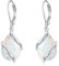POPLYKE Opal Ohrringe für Damen 925 Sterling Silber Tear Drop Ohrringe Schmuck Geschenke für Damen