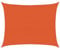 vidaXL Voile d'ombrage 160 g/m² rectangulaire Orange 6x7 m PEHD, Voile de Soleil, Voile d’ombrage, Store de Patio, Voile de Pare-Soleil
