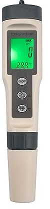 Wasserqualitätstester TDS PPM Detektor EC PH Salzmessgerät Hautsäuremesser Wasserstoffionentest ORP Monitor Restchloranalysator