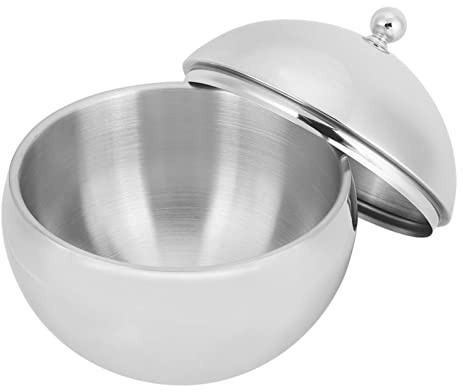 Aoresac 2L Double-Layer Stainless Steel Ice Bucket with Cover, Smooth and Sturdy for Parties, Bars, Restaurants, 100%, Used As Ice Bucket