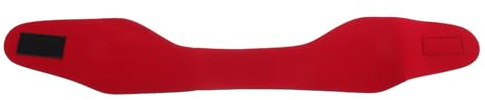 COHEALI Bandeau de Natation pour Garçon Fille et Adultes Protection Oreilles Étanche Ajustable pour Piscine et Activités Aquatiques Modèle Rouge Moyen