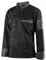 Clinotest Kochjacke, Bäckerjacke, langarm mit Druckknopfverschluss, in der Farbe Black, Modern Style (S)