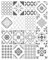 16 adesivi per piastrelle a mosaico, motivo grigio, per 200 mm x 250 mm, 20 cm x 25 cm, impermeabili, per cucina e bagno, G03