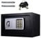 Fireproof 8.5L Electronic Password Security Safe Money Cash Deposit Box Office Home Safe Password Key Anti-theft Safe Box Wall Mounted Home Safety Security Lock Boxes 4.8KG