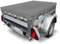 Flache Plane für Anhänger Grau 160 x 120
