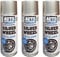 Life Necessities AX Silver Alloy Wheel Spray Paint 3 X 400ML Can Restorer All Auto Wheel Paint Fade Resistant & Smooth Finish Protection Against Rust Aerosol Spray