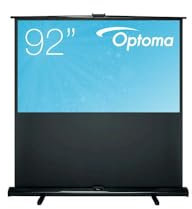 Optoma DP-9092MWL manuelle Pull-Up Leinwand, 203 x 145, 16:9 mattweiss