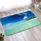 Utdoor Teppich, Fussmatte Innen 50X160cm Blau Grün Meer und Himmel für Stark Frequentierte Bereiche Außerhalb des Hauses