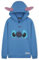 Disney Sudadera con Capucha para Niña - Regalo Niños (Azul Stitch, 9-10 años)