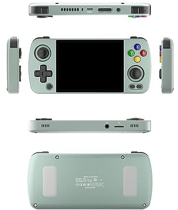 RG405M Console di gioco portatile portatile, 4 pollici 4+128G Retro Video Gaming Console per bambini e adulti, supporto WiFi e Bluetooth, Android 12