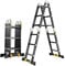 Ladders,Telesladder Portable Collapsible Ladder,Telesladder 4-Section 12 Steps Multi-Purpose Folding Alumiladder Extension Loft Ladder/7.0M interesting