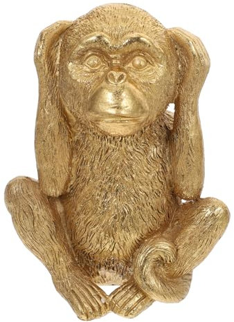 RORPOIR DREI Affen Heim Affen Dekoration Kunstharz Ornament Kreative Desktop Verzierung Affen Skulptur Desktop Affen Statue Büro Dekoration Exquisite Affen Dekoration Harz