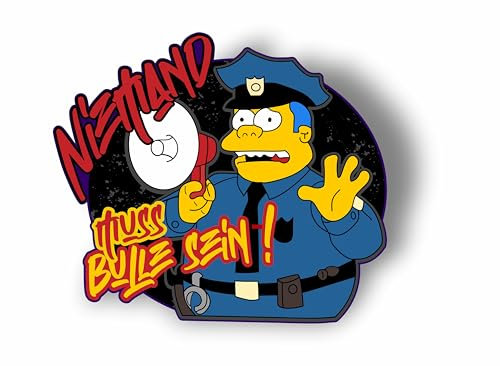 Niemand muss Bulle sein! Fun Aufkleber hooligan sticker wetterfest fußball