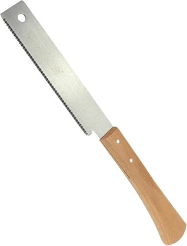 Flush Cutting Saw, Small Hand Saw, Wooden Handle Accurate Household Woodworking Flush Cutting Trim Tool for Garden Pruning, Carpentry, Decoration, Household Saws