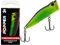 Wild Devil Baits Popper Wobbler Floating Hardbait Oberflächenköder Topwater Schwimmend Kunstköder Raubfisch (UV Green Pumkin Chartreuse)