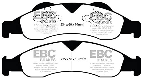 EBC Brakes DP41803R Yellow stuff Brake Pads