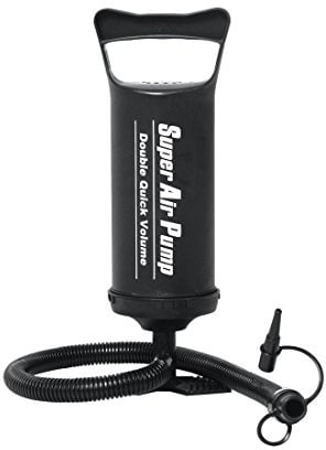 Jilong DAP 0,7L Handpumpe Luftpumpe Doppelhubpumpe 3,5 PSI Pumpe mit 2 Adapter Luftdüsen Aufsätze für aufbalsbare Artikel wie Luftmatratze Luftbett Pool etc