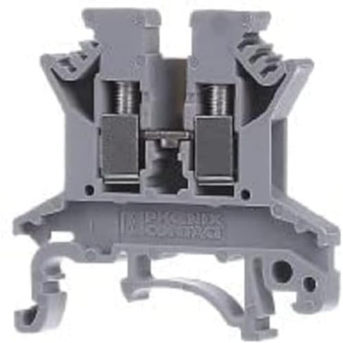 Phoenix Contact UK 2,5 N Durchgangsklemme, 2 Anschlüsse, 0.2 mm²-4 mm² Querschnitt, 24-12 AWG, 5.2 mm Breite, Grau, 1 Stück