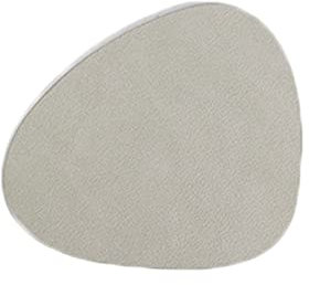 Lind DNA Glasteppiche, Leder, Hellblau, 13 x 11 x 0,2 cm, 1 Stück