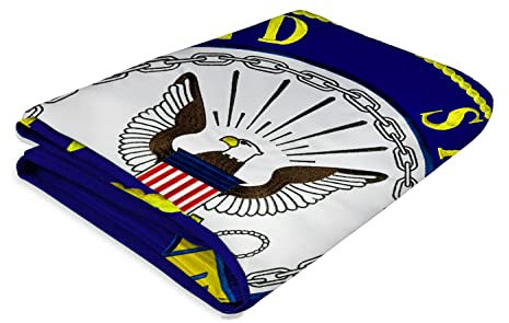 G128 us-Marine-Flagge Navy Emblem Marine-siegel-Logo doppelseitig gestickte 2x3 ft Flagge mit messingösen
