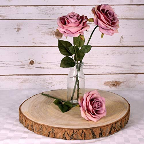 Extra Large Natural Wood Log Slice Tree Bark Wedding Table Centerpiece Cake Stand