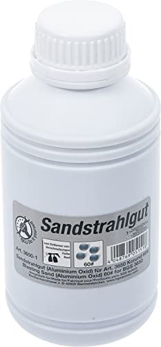 Kraftmann 3650-1 | sabbiatura sabbiata | ossido di alluminio | corindone 60 | 850 g | sabbiatura sabbiata sabbiata sabbiata, sabbiatura, sabbiatura