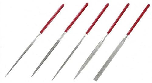 Outletdel ocio Set de 5 limas Diamante de Formas variadas. Aptas para Todos Materiales