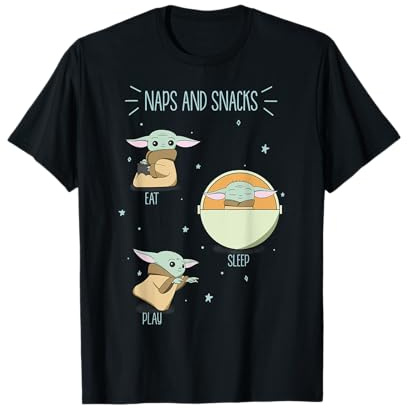 Star Wars Der Mandalorianer The Child Nickerchen & Snacks T-Shirt