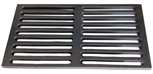 Easyricambi Griglia in ghisa per Camino e Stufa a Pellet Caduta Cenere e aereazione (Misure: 31,3 x 19,5 cm)