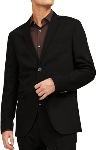 JACK & JONES Male Einreihiger Blazer JPRFRANCO Super Slim Fit Blazer | Regular Fit, Einfarbig, Langarm, Formal, Nicht waschen