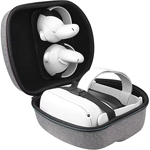 DaMohony Carrying Case for Oculus Quest 2 VR Gear, Anti- Scratch Protective Storage Bag, VR Headset Hard Travel Case for Oculus Quest 2 Gaming Headset and Touch Controllers Accessories
