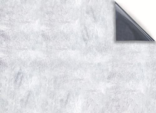 Stick & Go Repositionable Self Adhesive Dolls House Wallpaper 1:12 Scale (1 Sheet) - Wall Wash Pastel Grey - No. 150