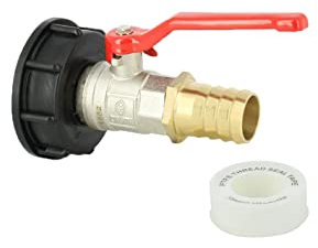 Multicuves - Raccord S60X6 - Vanne 1/4 de Tour Laiton + Embout Droit 25 mm